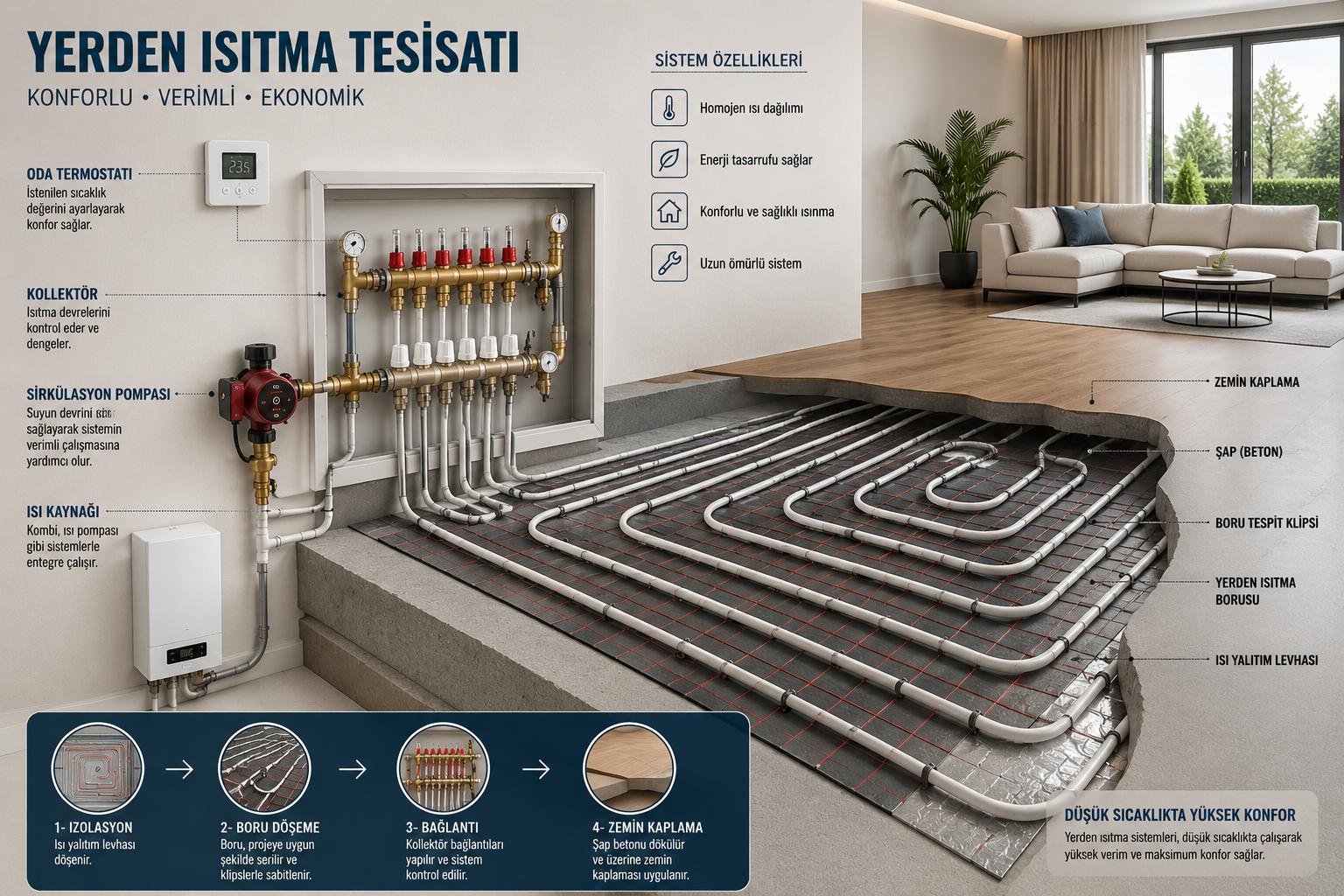 Yerden Isıtma Tesisatı